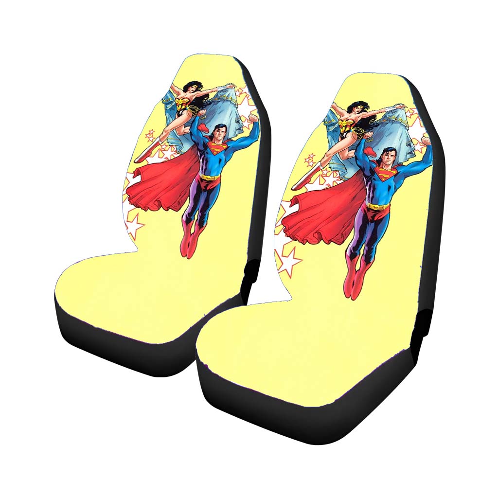 Superman X Wonder Woman car Seat Covers