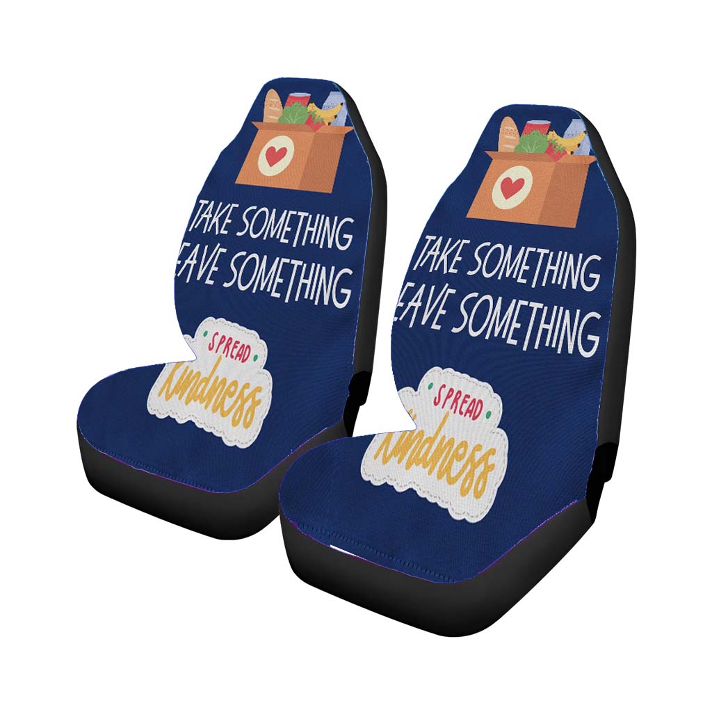 Take Something Leave Something car Seat Covers