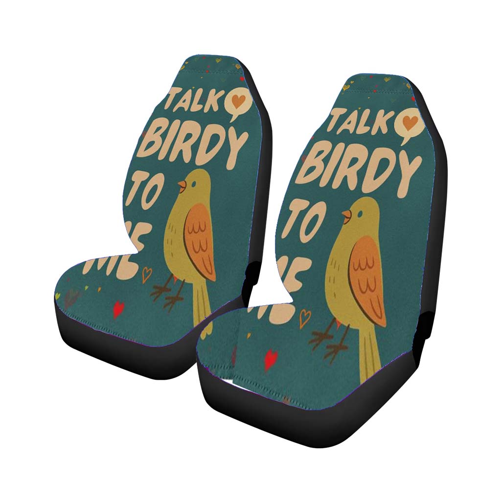 Talk Birdy To Me car Seat Covers
