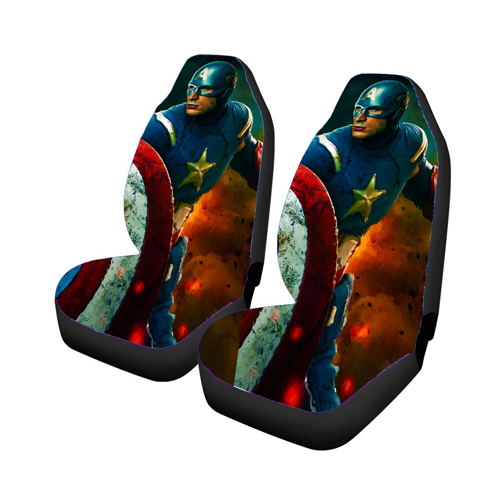 The Avengers Captain America Guard car Seat Covers
