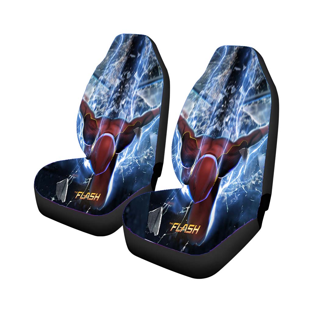 The Flash Artwork Poster 2 car Seat Covers