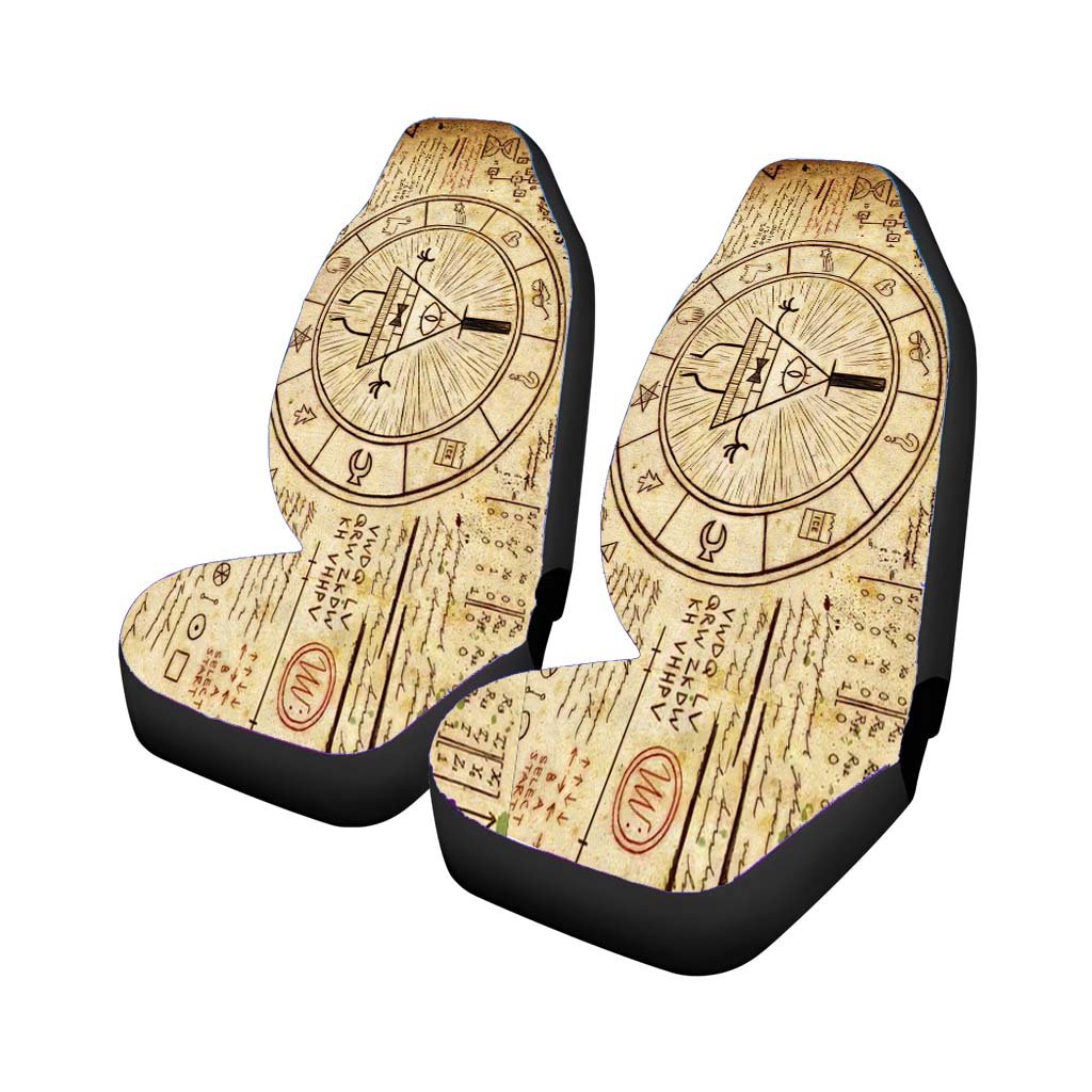 The Gravity Falls Intrigue Triangle Eye car Seat Covers