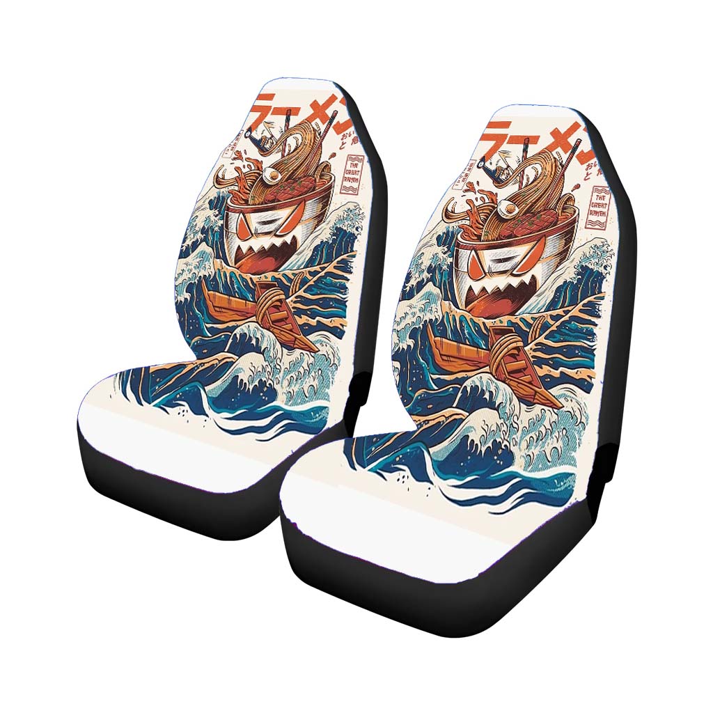 The Great Ramen Off Kanagawa car Seat Covers