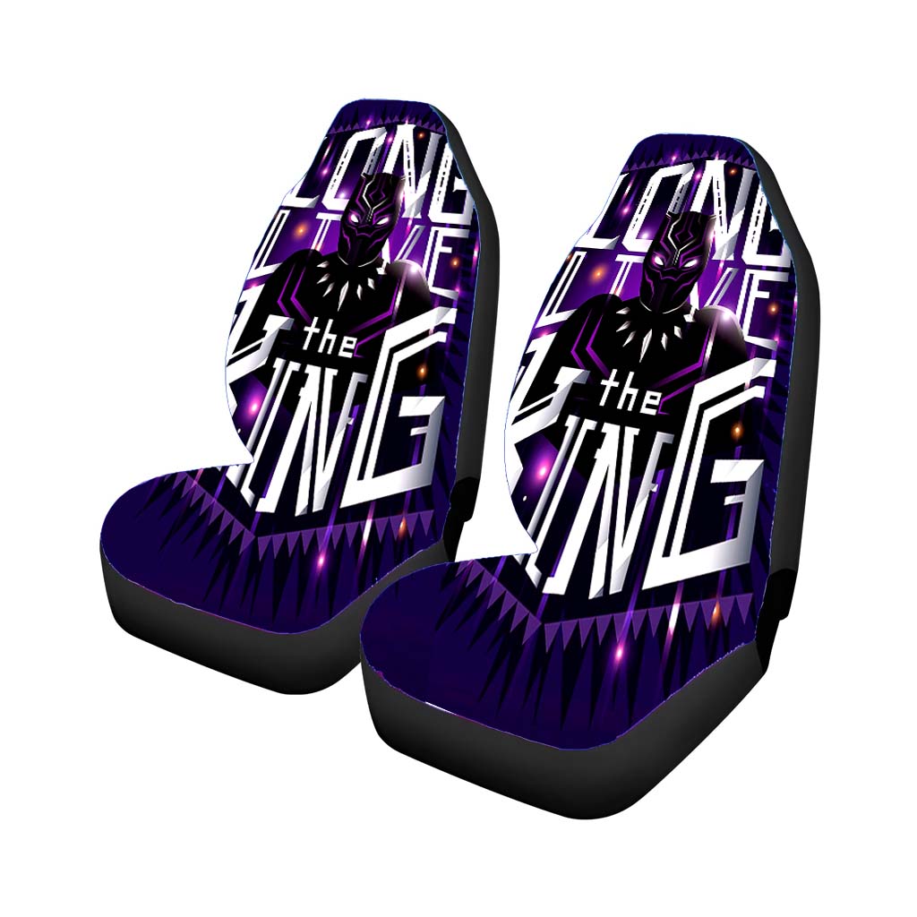 The King Black Panther Long Live car Seat Covers