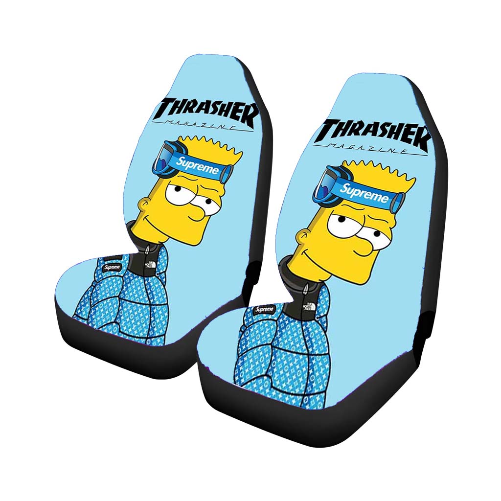 Thrasher Magazine Bart car Seat Covers