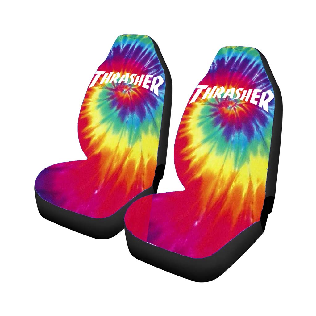 Thrasher Tie Dye car Seat Covers