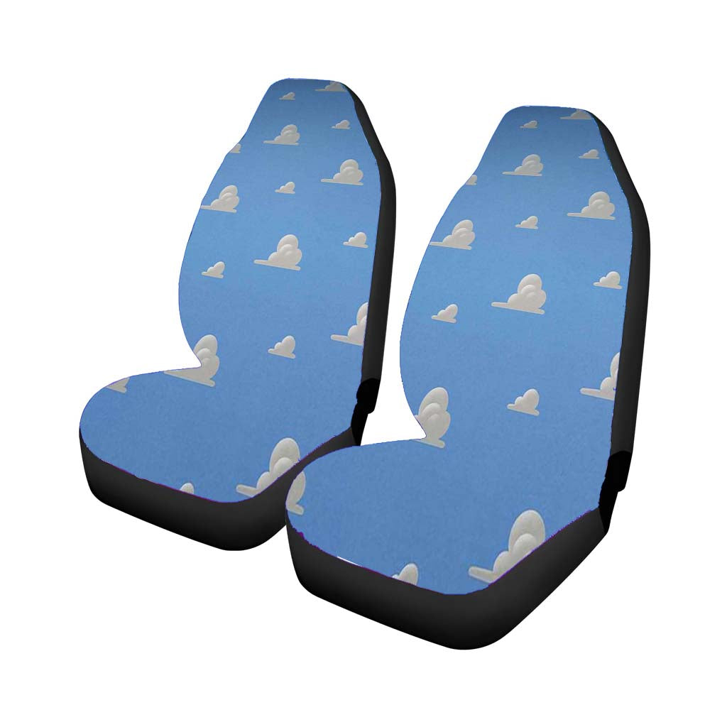 Toy Story Sky Blue Clouds Pattern car Seat Covers