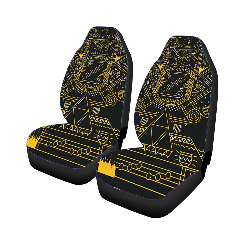 Triforce Zelda Aztec Pattern car Seat Covers