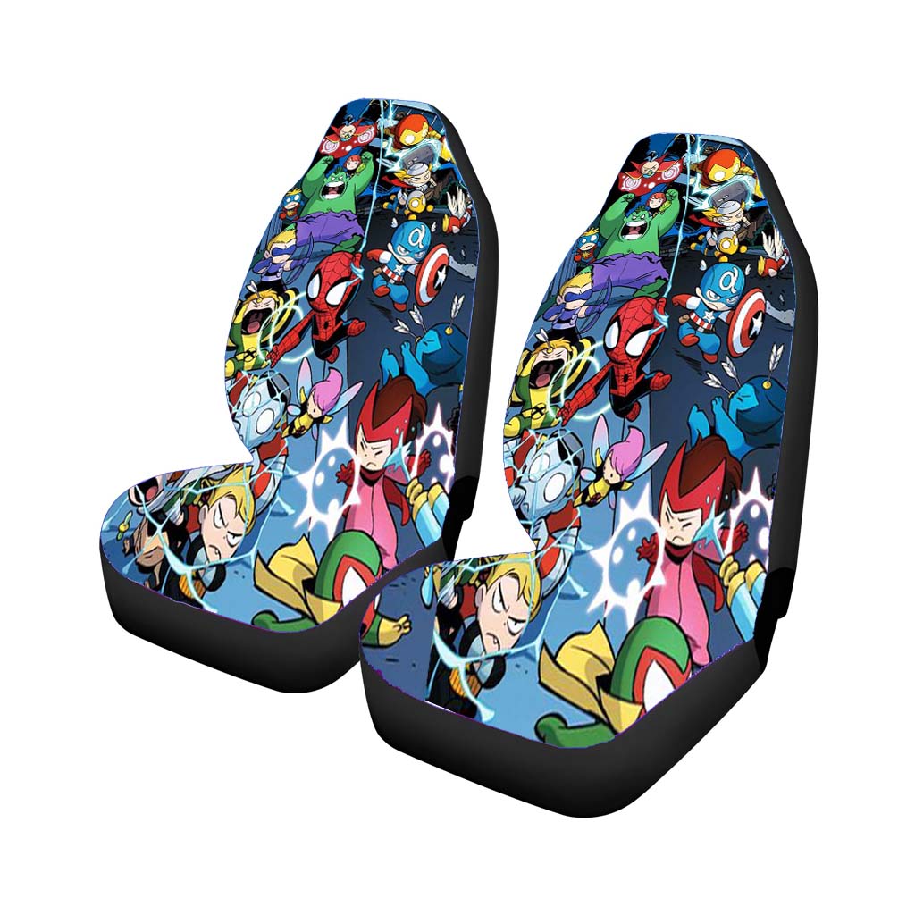 Tsum Tsum Marvel War car Seat Covers
