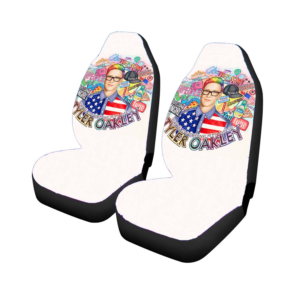 Tyler Oakley Fans Qoute Art car Seat Covers