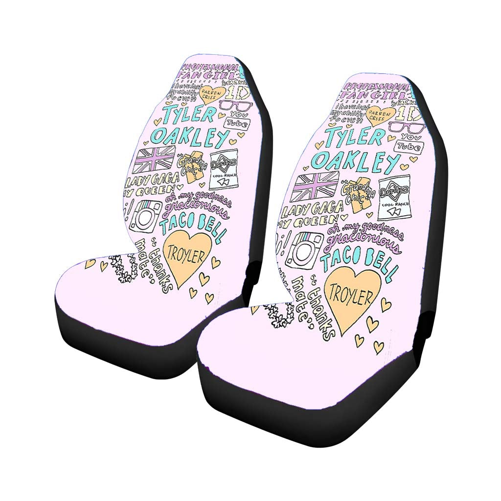 Tyler Oakley Quotes car Seat Covers
