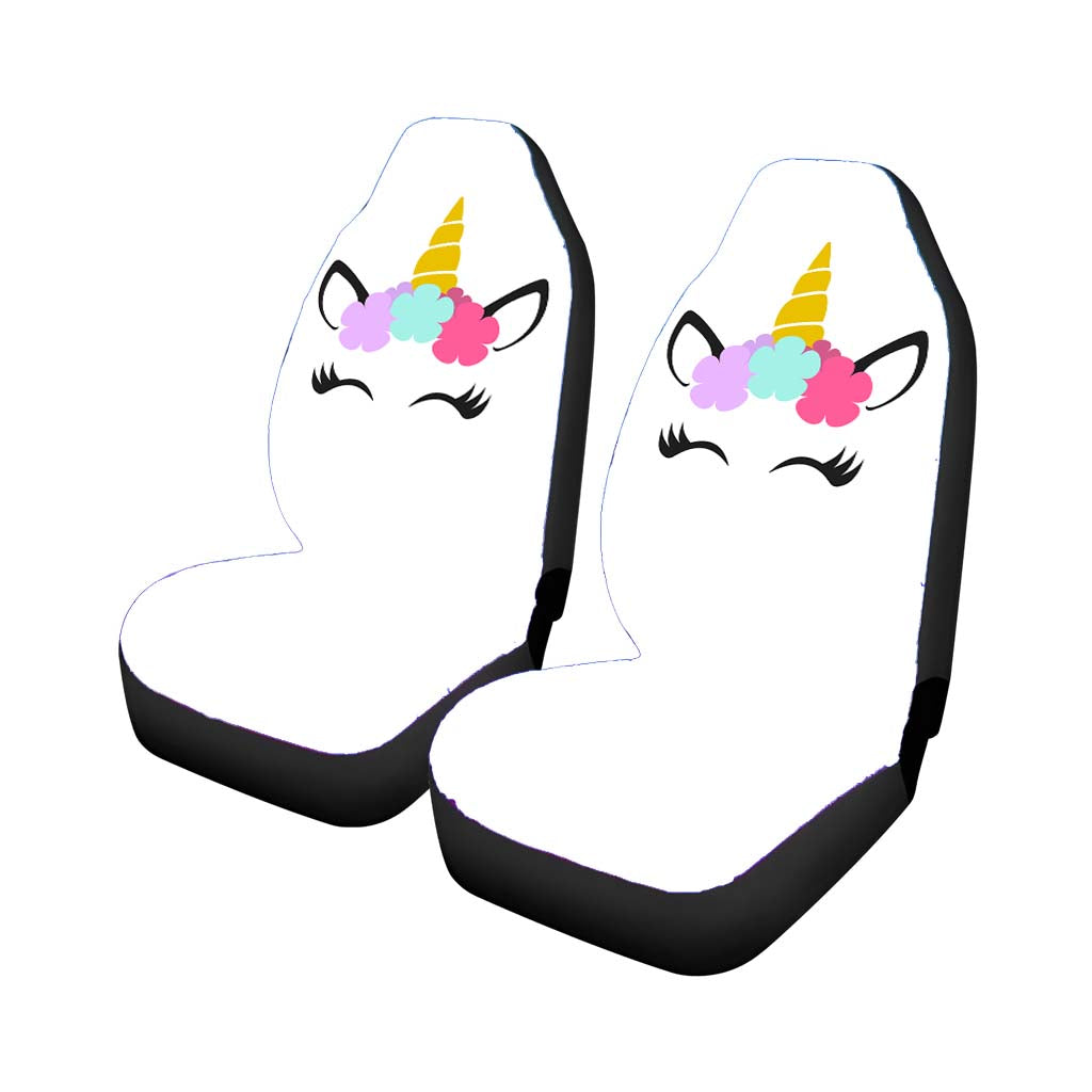 Unicorn Clip Art 1 car Seat Covers