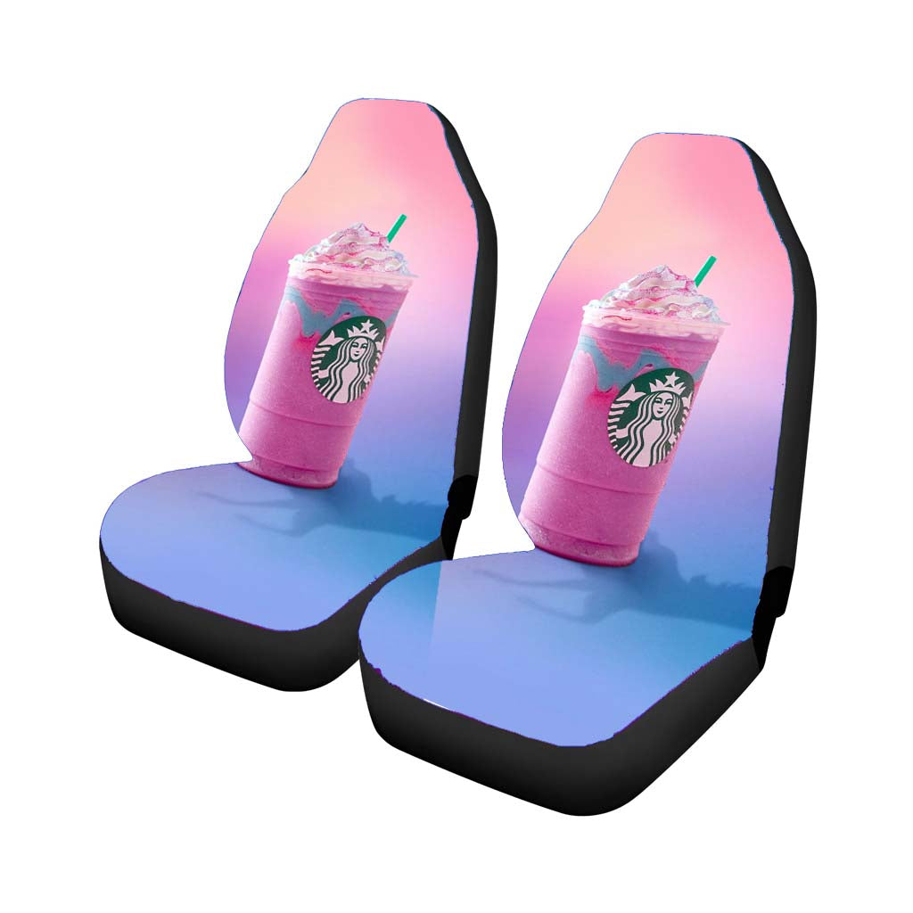 Unicorn Frappuccino Starbucks Wallpaper car Seat Covers