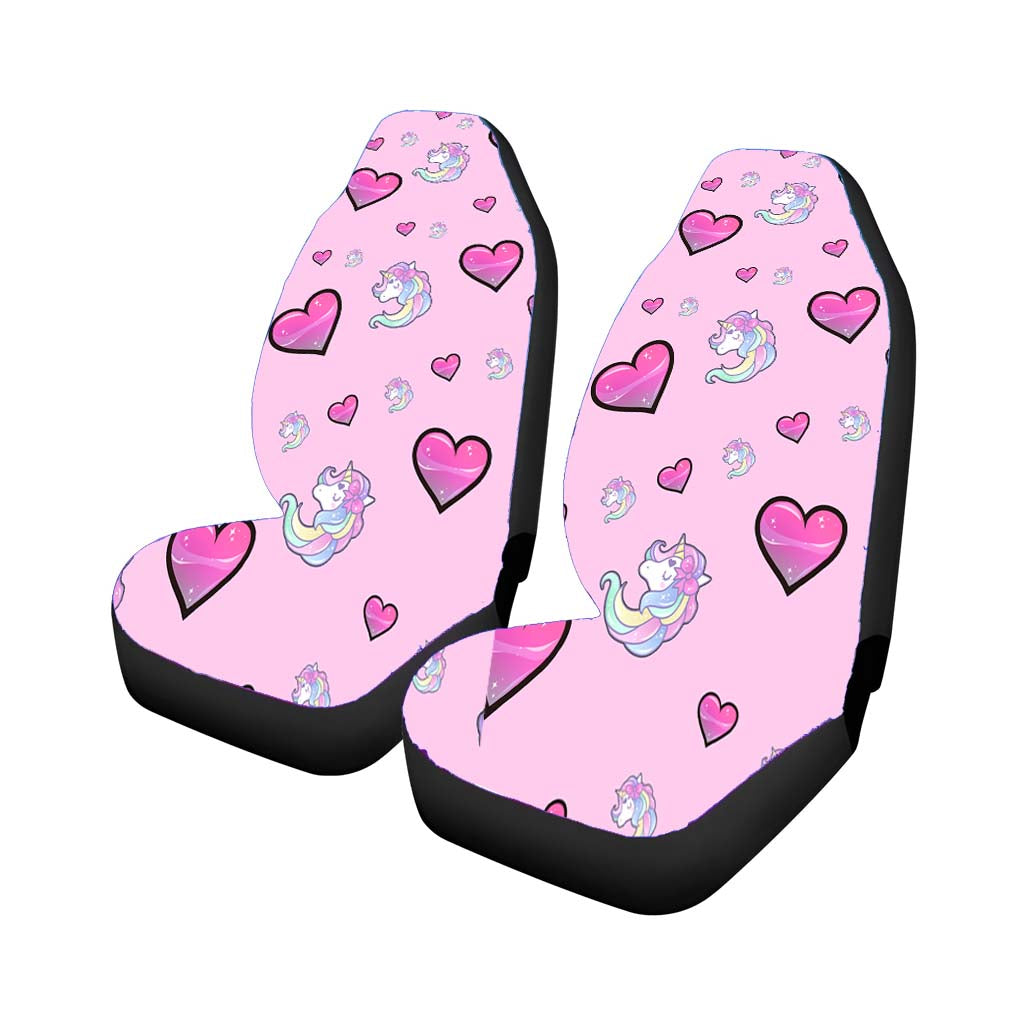 Unicorn Love Pattern car Seat Covers