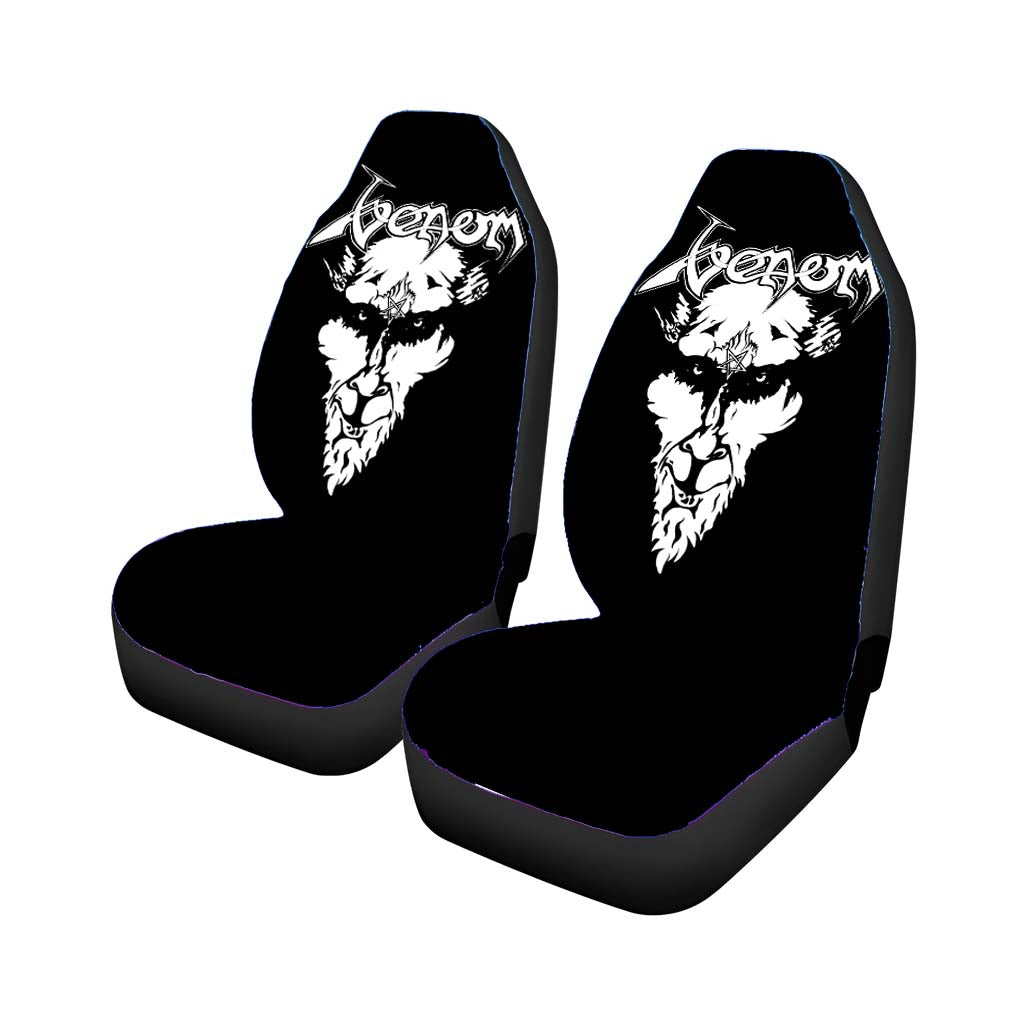 Venom Black Metal car Seat Covers