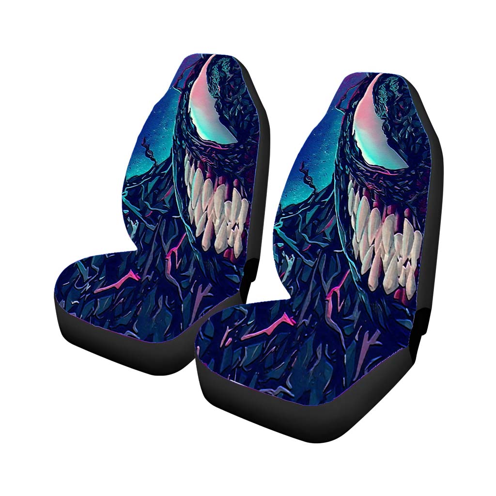 Venom Half Face Night car Seat Covers
