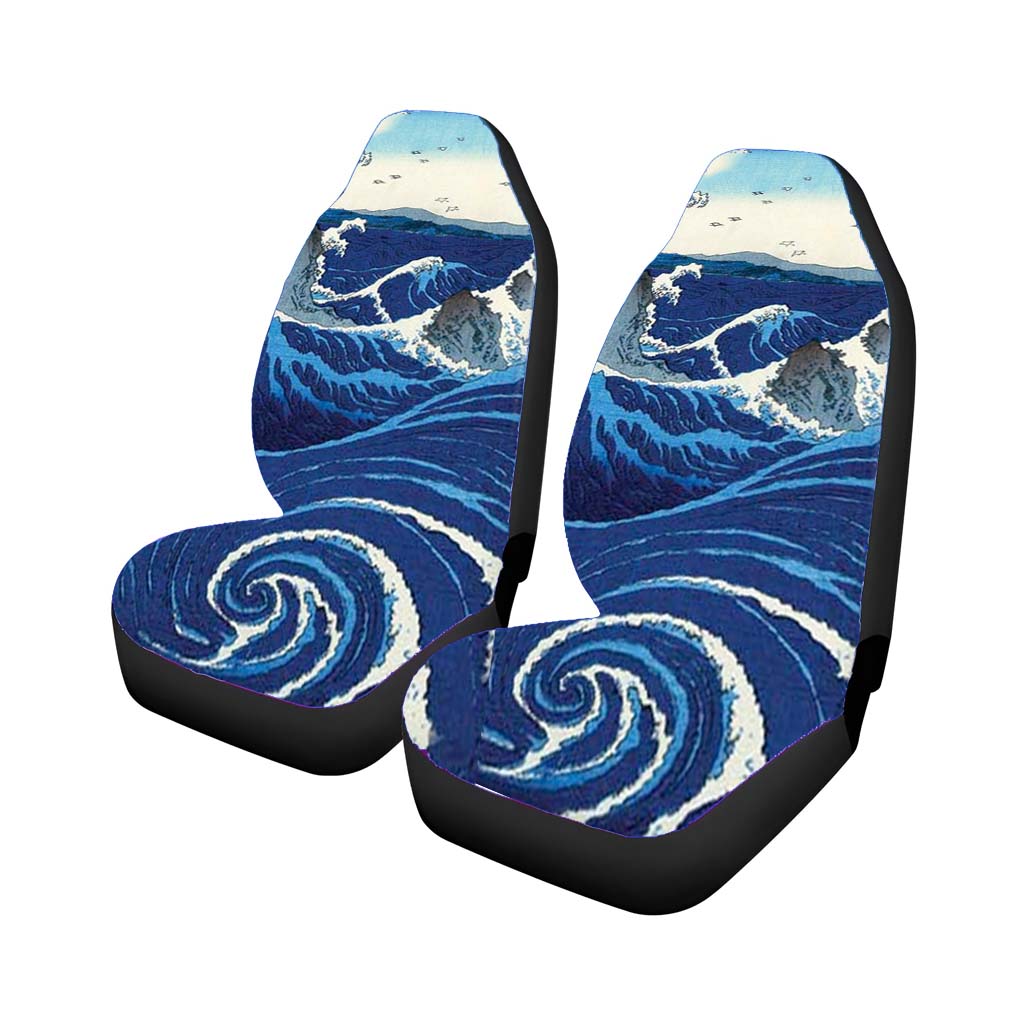 View Of The Naruto Whirlpools At Awa car Seat Covers