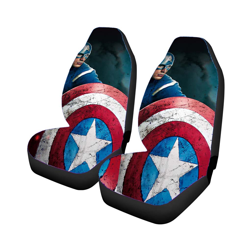 Wallpaper Captain America Avengers Illust Film car Seat Covers