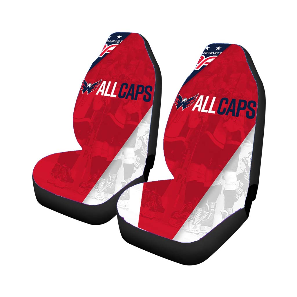 Washington Capitals All Caps car Seat Covers