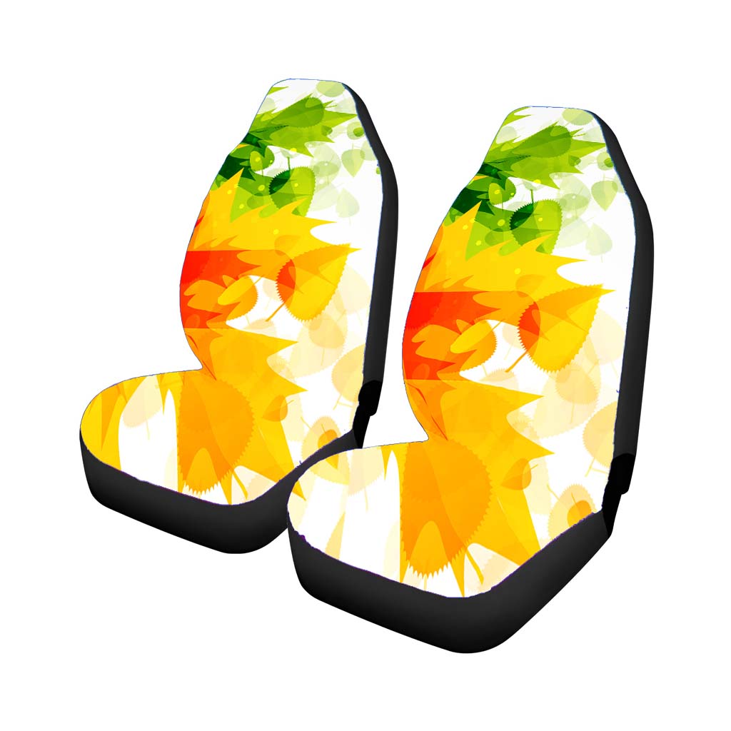 Watercolor Colorful Floral car Seat Covers