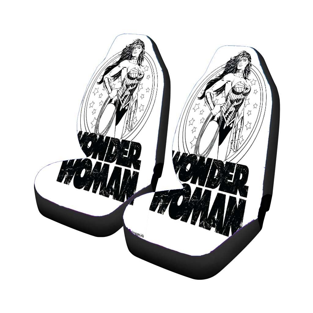 Wonder Woman Coloring car Seat Covers