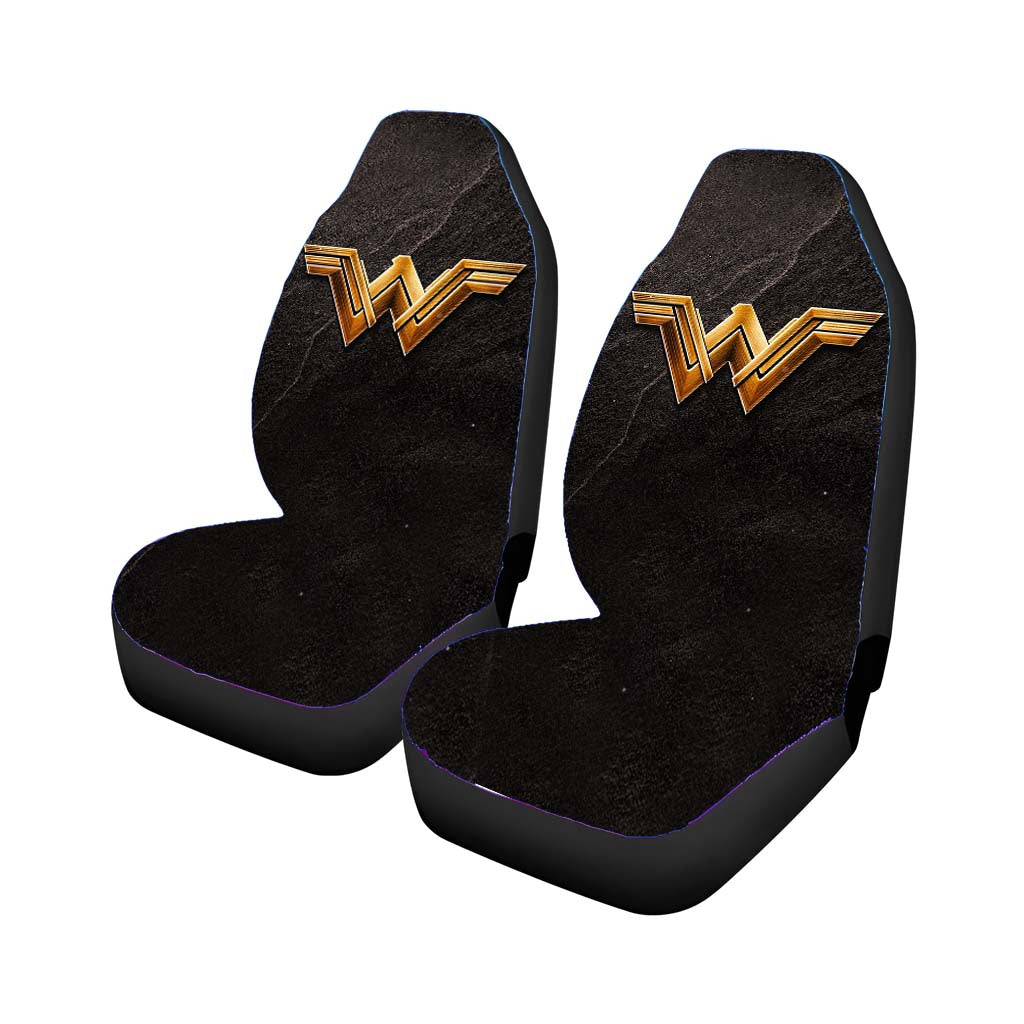 Wonder Woman Gold Logo car Seat Covers