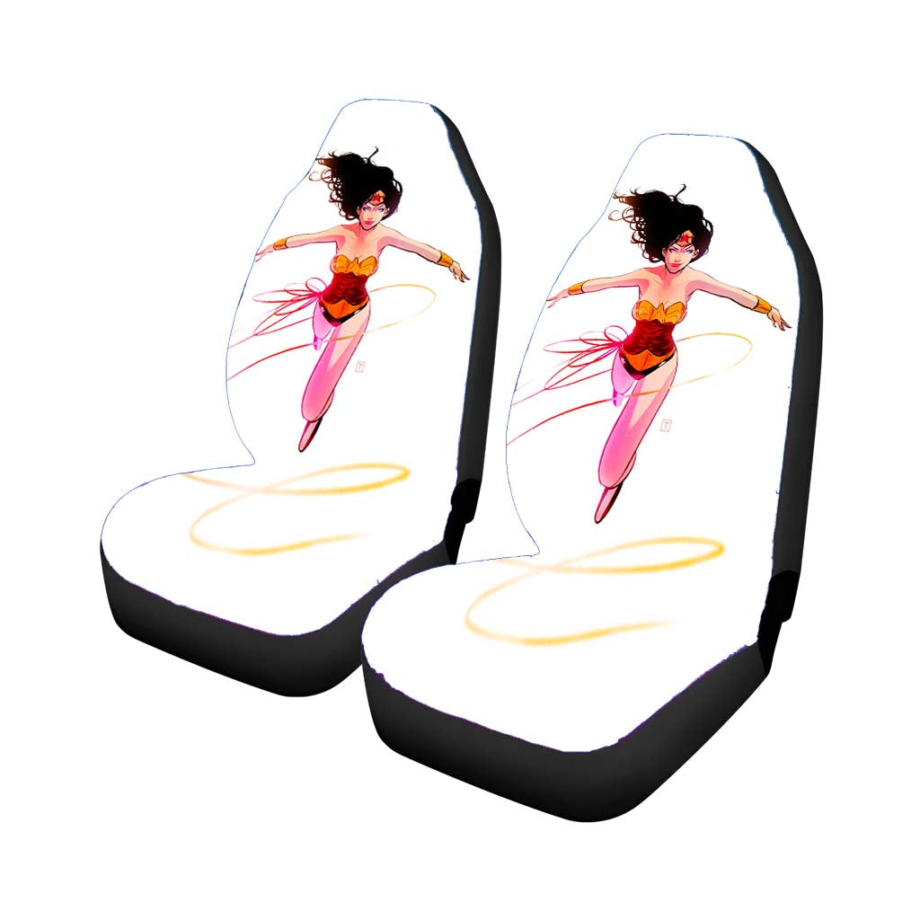 Wonder Woman White car Seat Covers