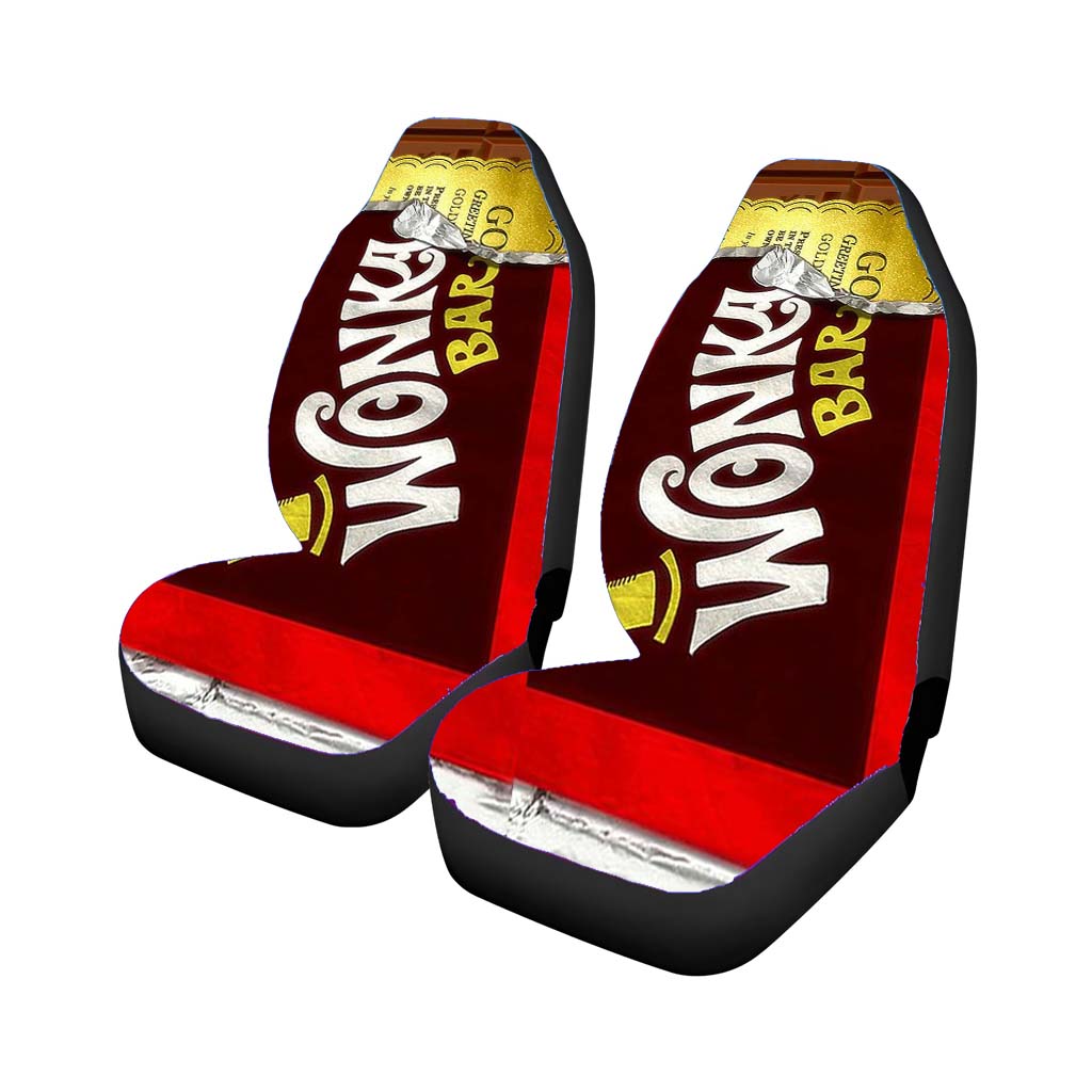 Wonka Bar Golden Ticket car Seat Covers