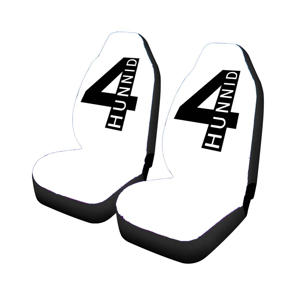 Yg 4Hunnid Black White Color Wallpaper car Seat Covers