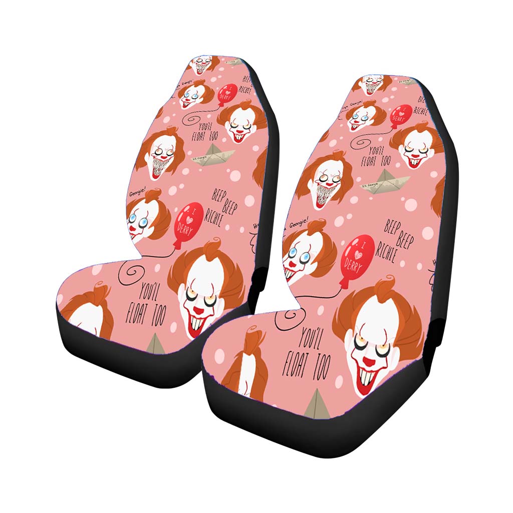 Youll Floar Too Pennywise Pattern car Seat Covers