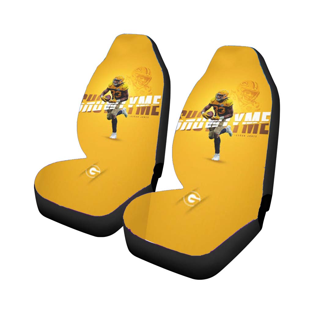 aaron jones green bay nfl Car Seat Covers