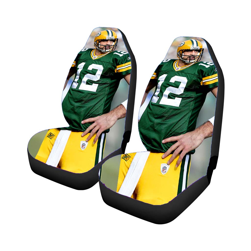 aaron rodgers Car Seat Covers