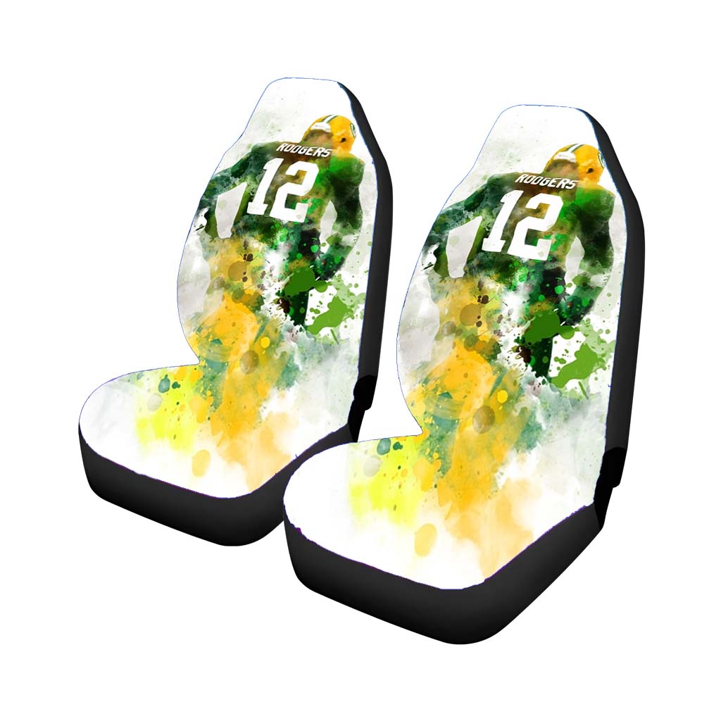 aaron rodgers green bay packers american football quarterback Car Seat Covers