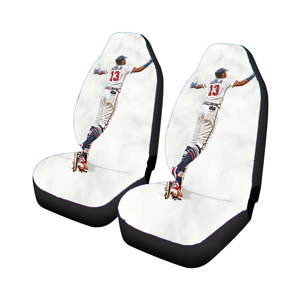 acuna jr atlanta braves Car Seat Covers