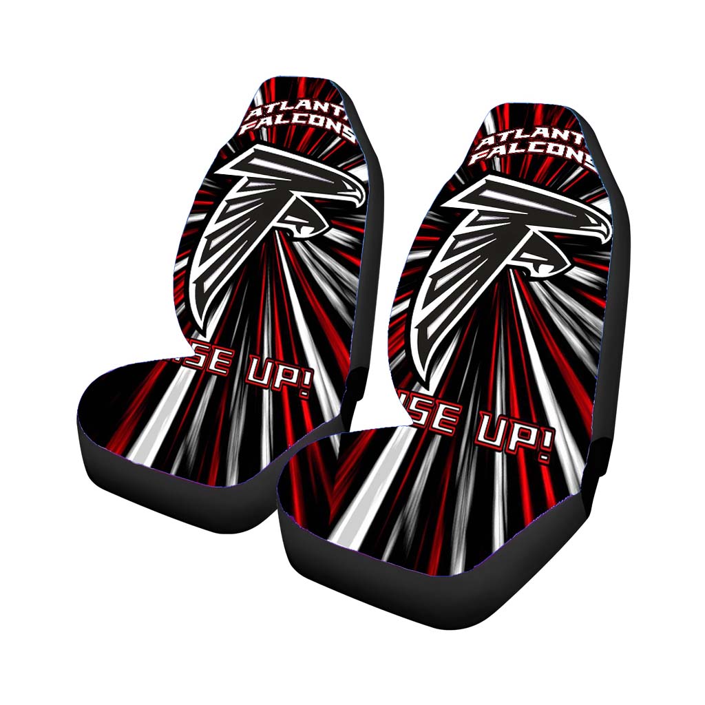 atlanta falcons rise up nfl logo Car Seat Covers
