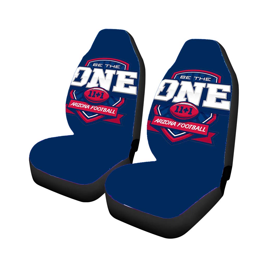 be the one arizona football blue Car Seat Covers