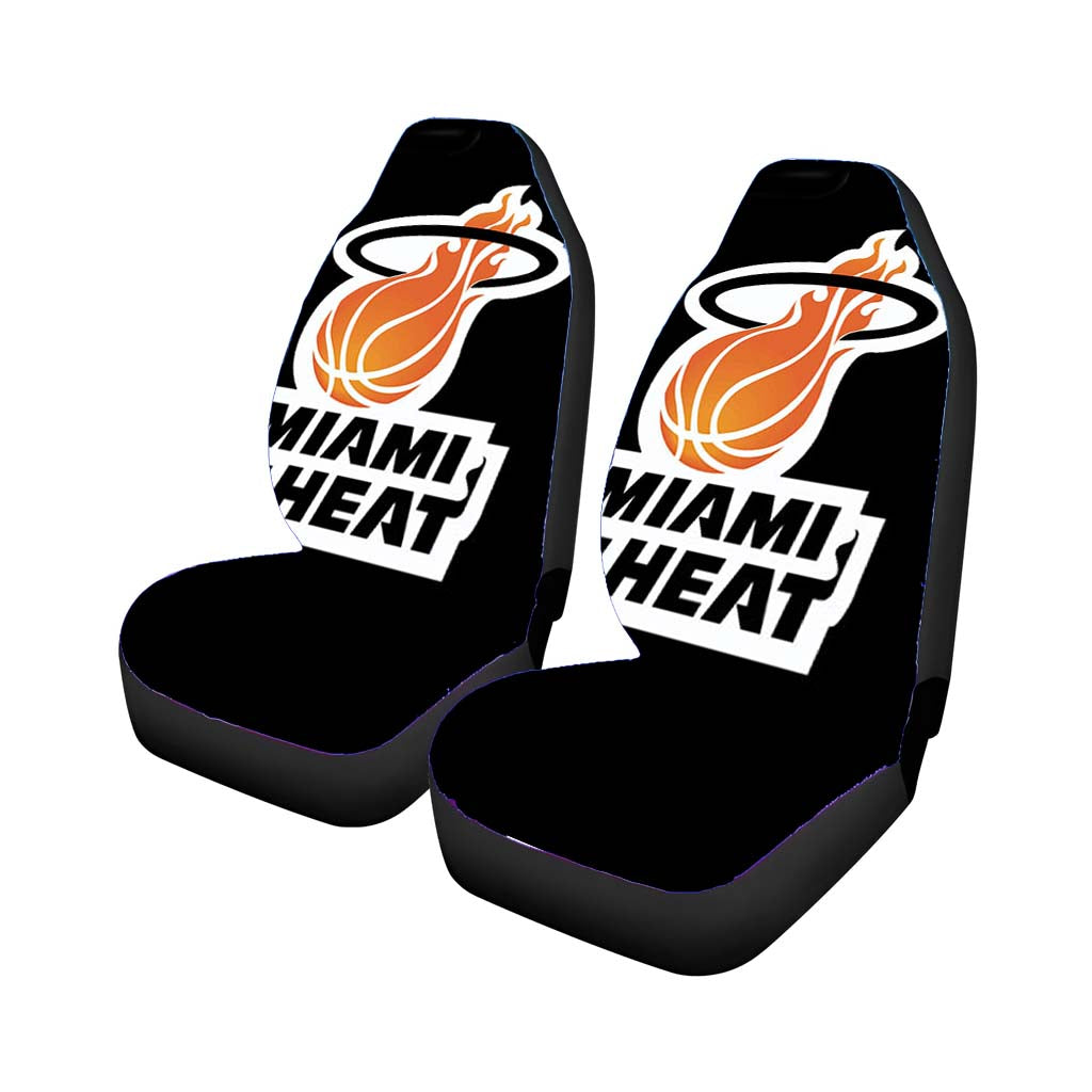 black design miami heat Car Seat Covers