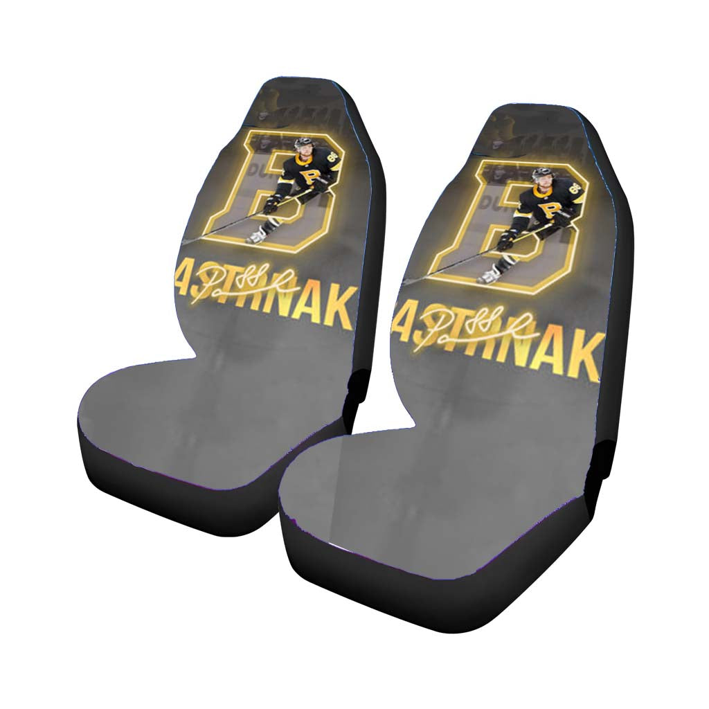 boston bruins david pastrnak Car Seat Covers