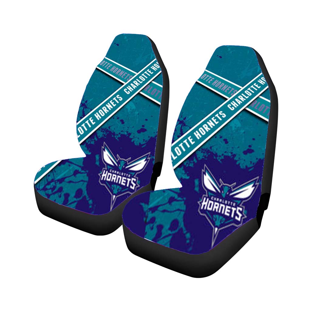 charlotte hornets logo Car Seat Covers