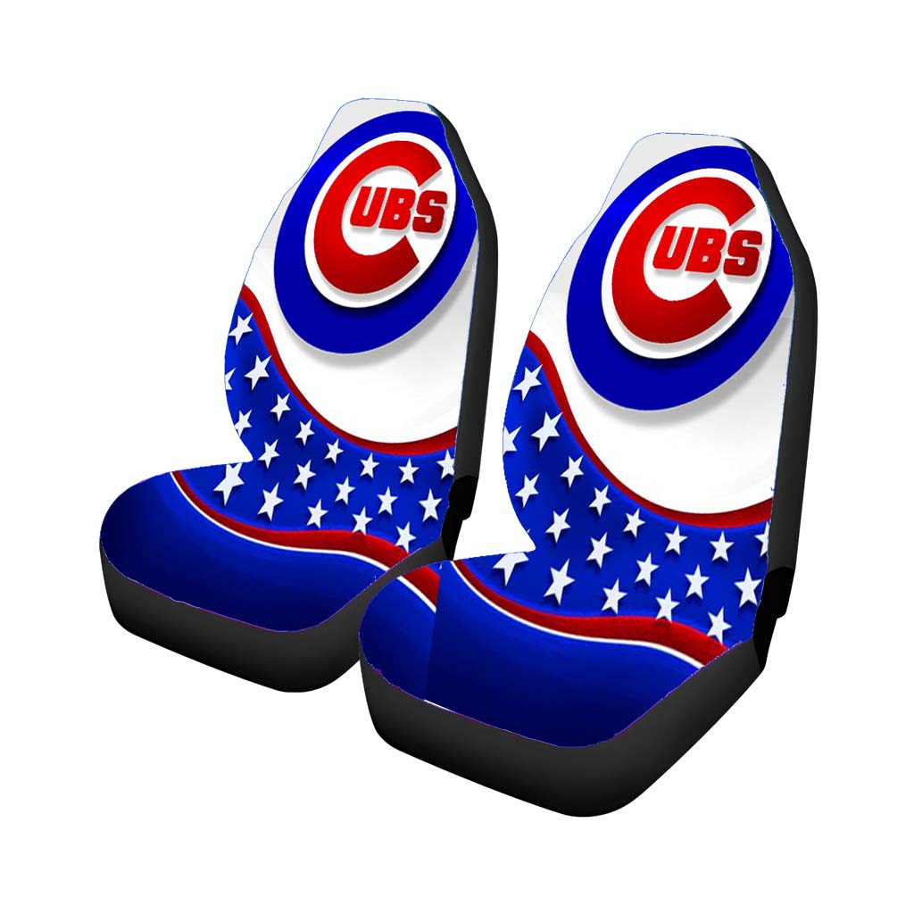 chicago cubs americ Car Seat Covers
