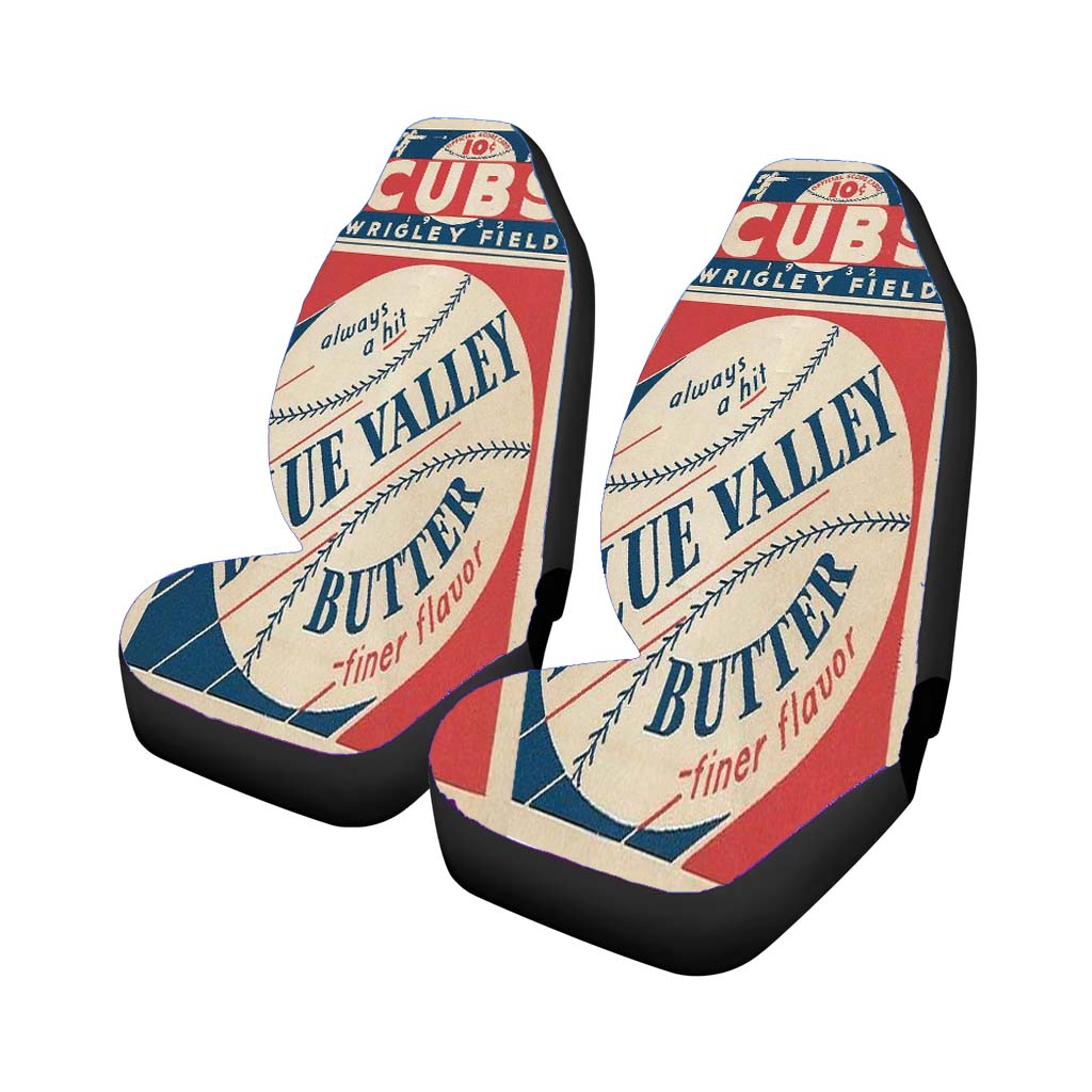 chicago cubs v Car Seat Covers