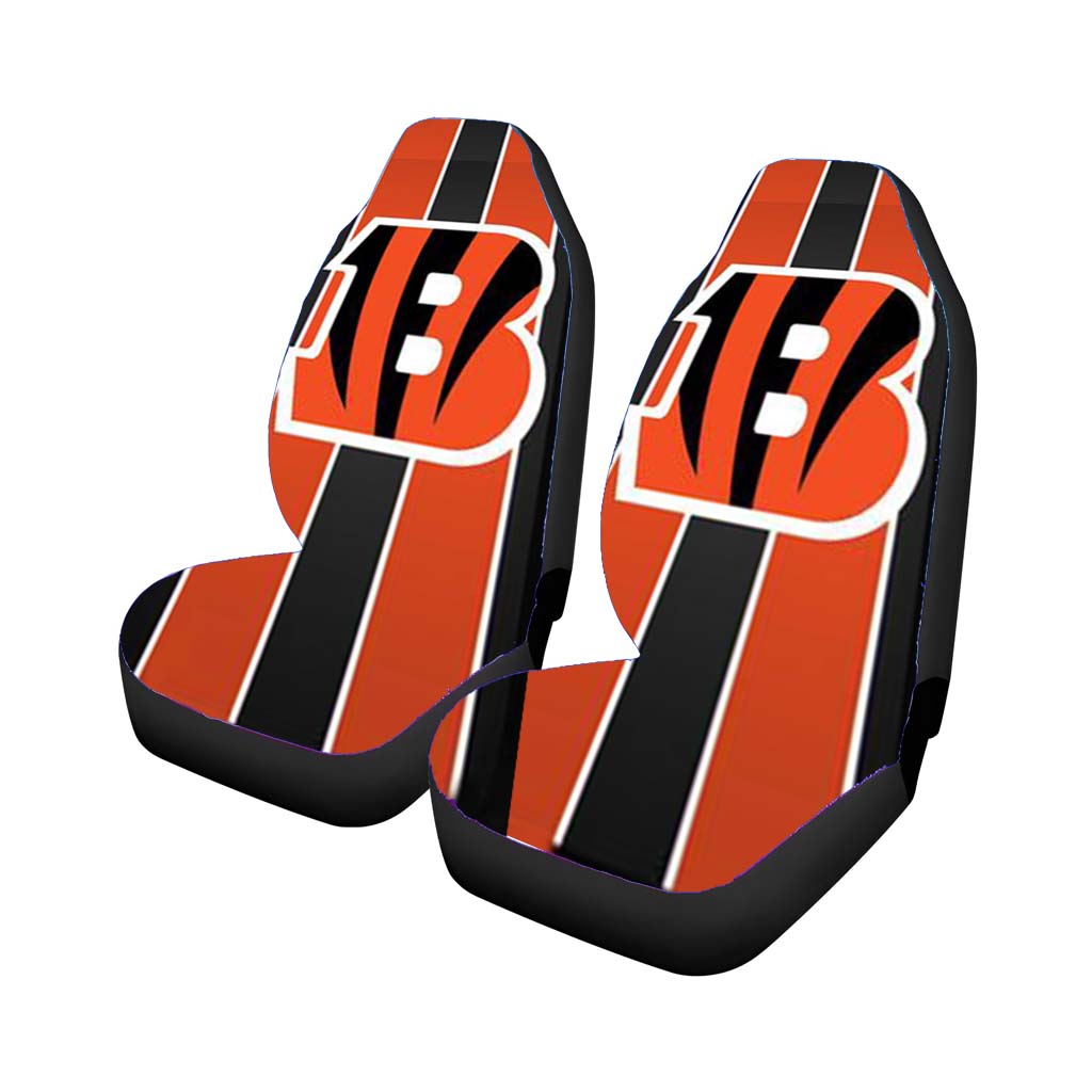 cincinnati bengals stripe Car Seat Covers