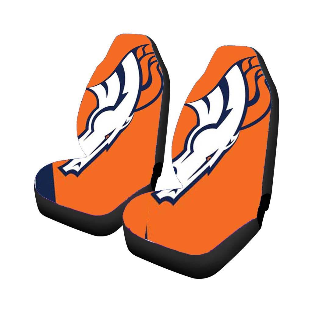 denver broncos orange and blue Car Seat Covers