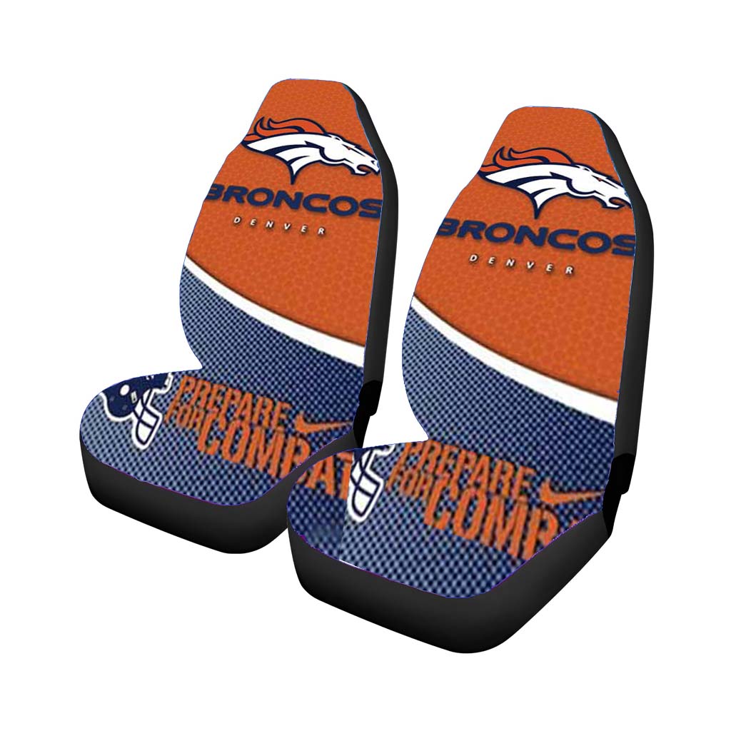 denver broncos orange blue Car Seat Covers