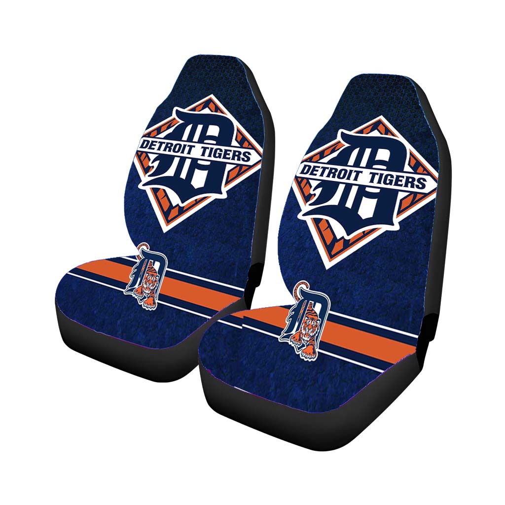 detroit tiger logo design Car Seat Covers