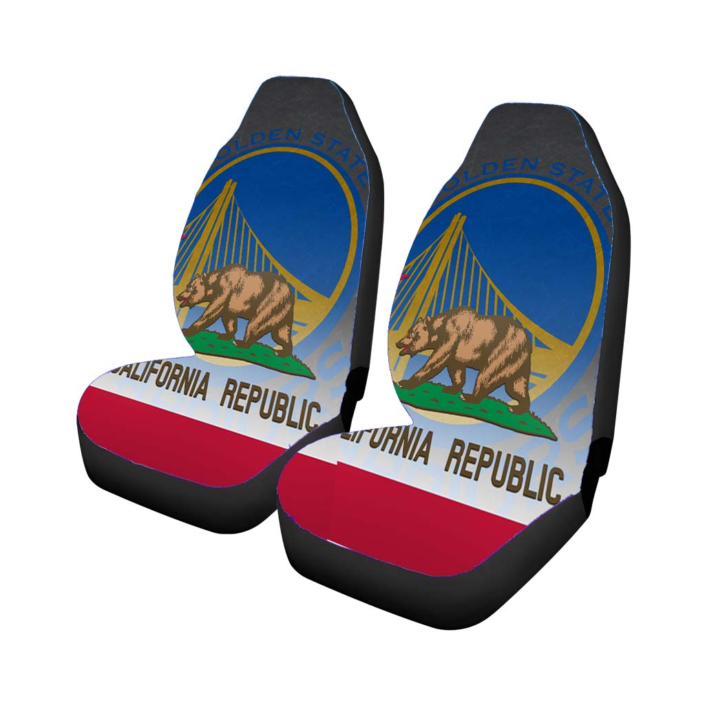 golden state warriors california republic Car Seat Covers
