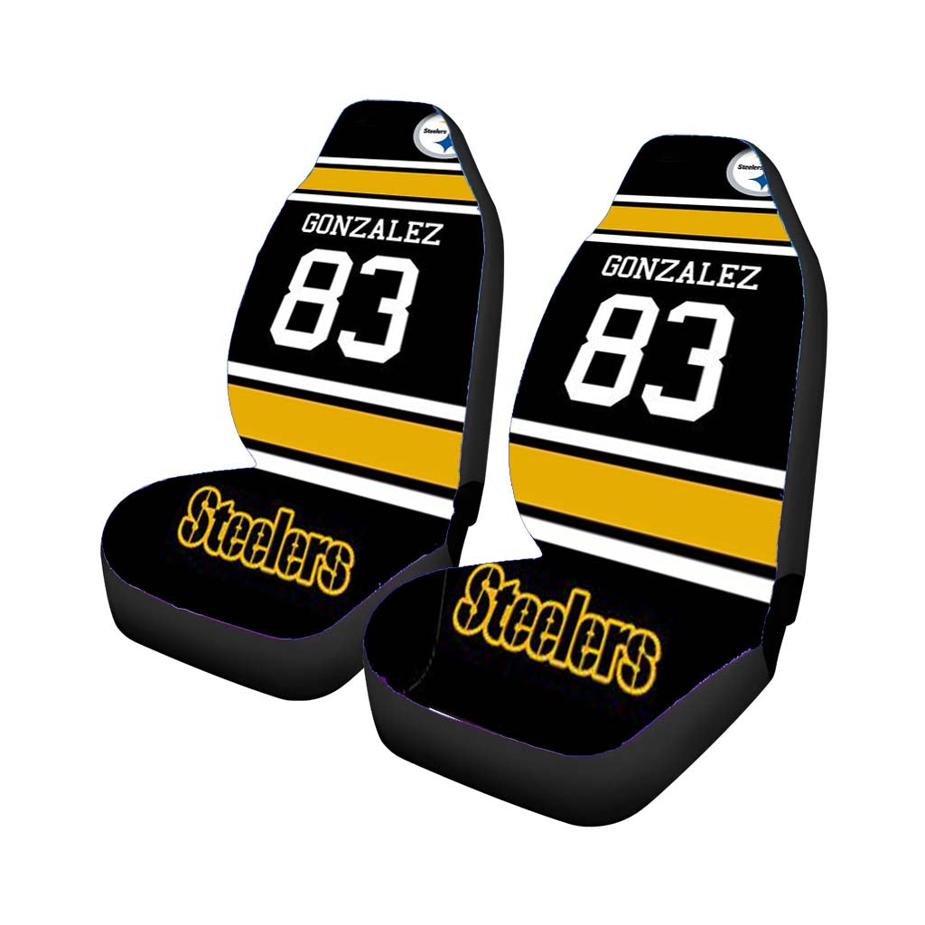 gonzalez 83 steelers Car Seat Covers