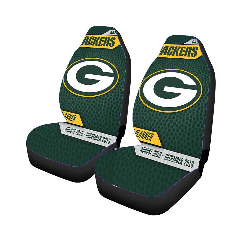 green bay packers 2019 pocket planner Car Seat Covers