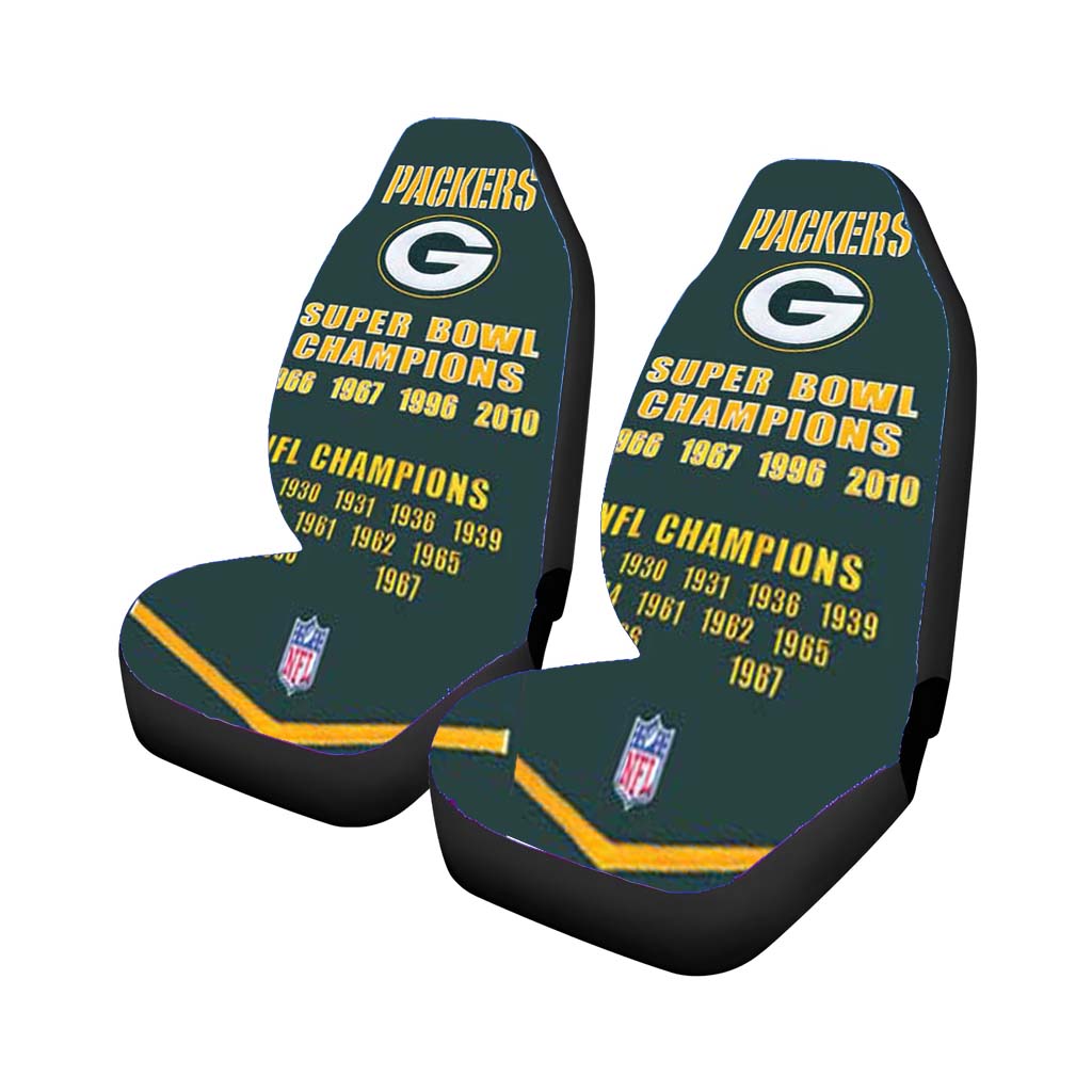 green bay packers championship banner Car Seat Covers