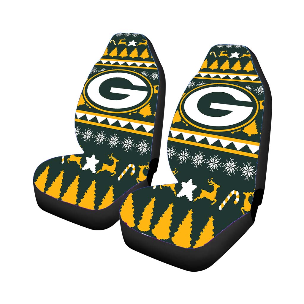 green bay packers christmas sweater Car Seat Covers